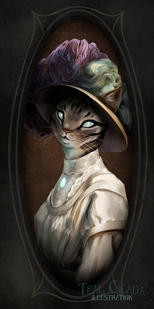 Lady Cat Print