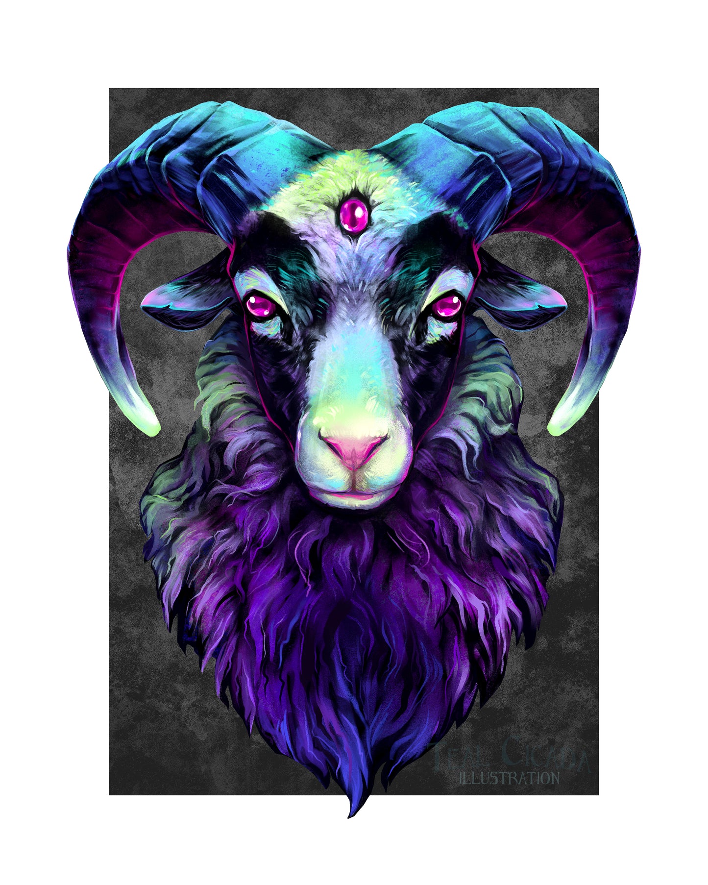 Triple-Eyed Goat