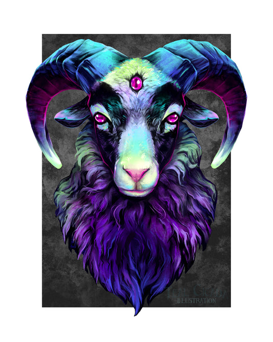 Triple-Eyed Goat