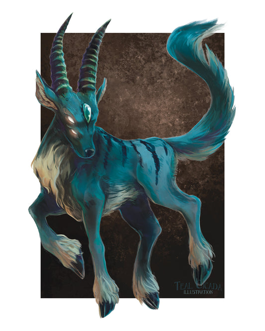 Mythic Goat Print