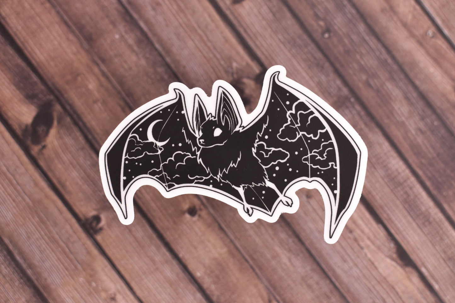 Glow in the Dark Bat Sticker