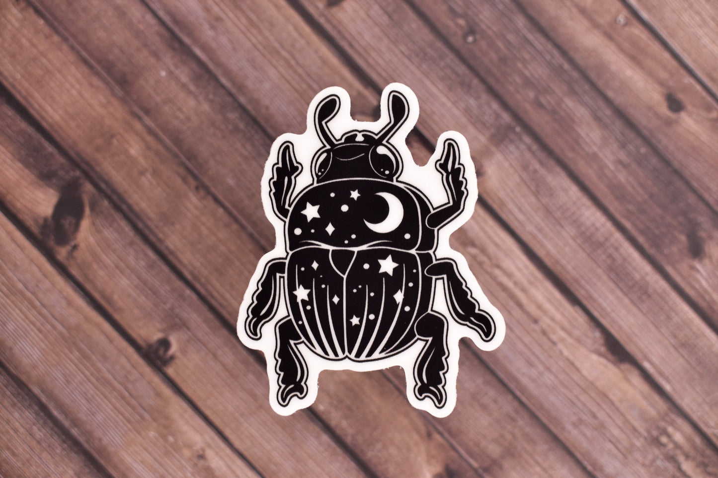 Glow in the Dark Beetle Sticker