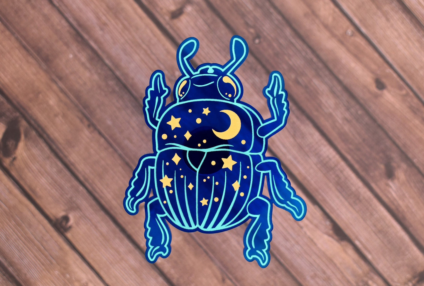 Starry Night Beetle Magnet