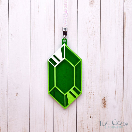 Green Rupee Ornament