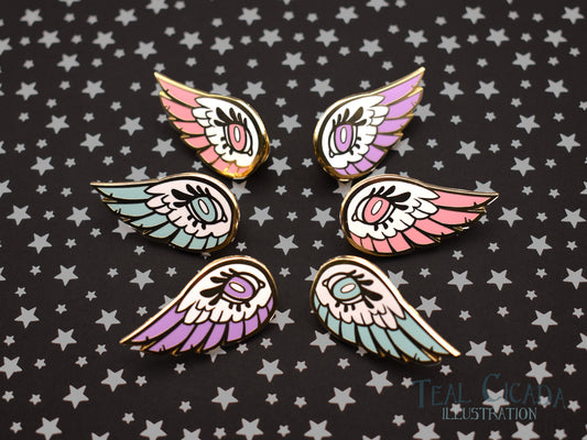 Angel Wing Collar Pin