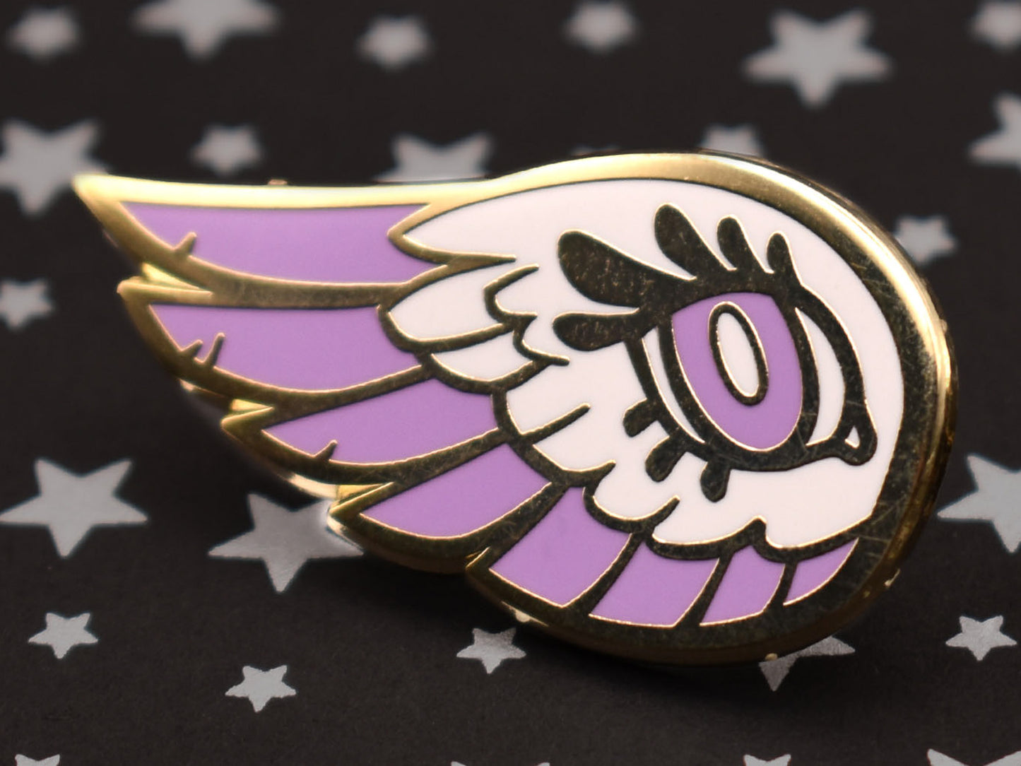 Angel Wing Collar Pin