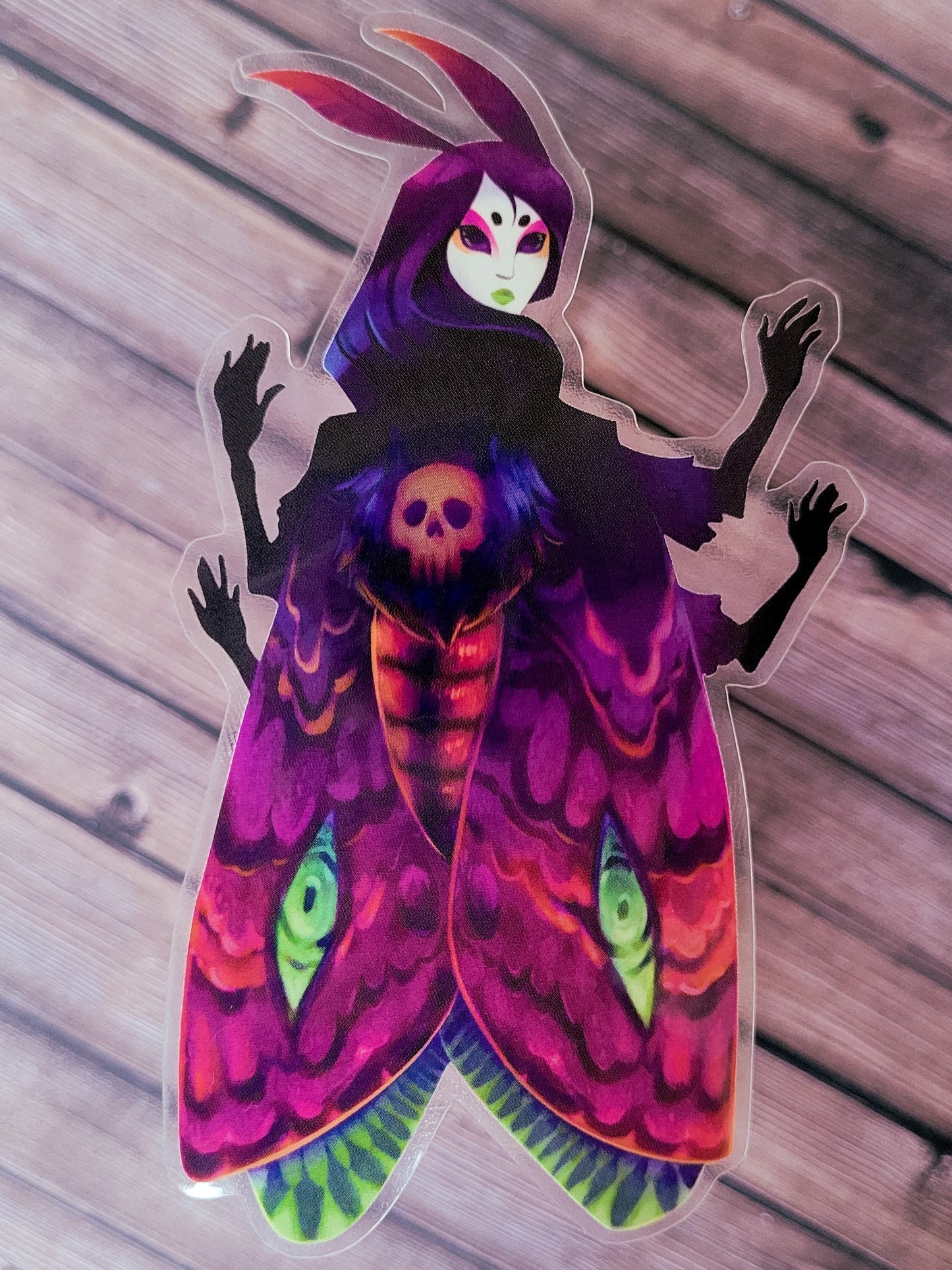 Occult Lady Moth Sticker